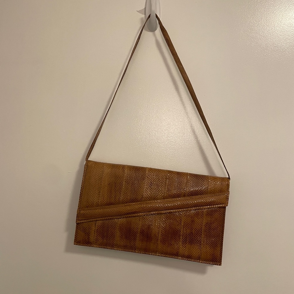 Vintage Snakeskin Shoulder Bag
